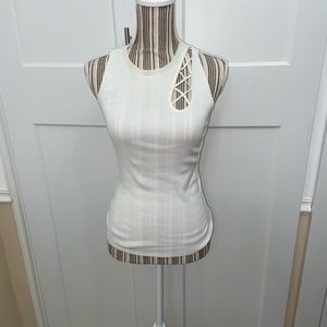 Brand New Express Sleeveless Ivory Top
